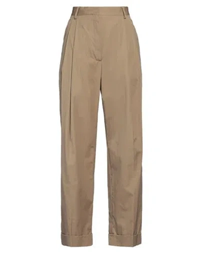 Dries Van Noten Woman Pants Khaki Size 8 Cotton In Beige