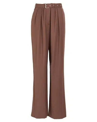 DRIES VAN NOTEN DRIES VAN NOTEN WOMAN PANTS LIGHT BROWN SIZE 6 WOOL