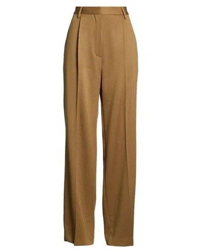 Dries Van Noten Woman Pants Military Green Size 6 Wool