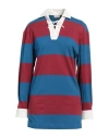 Dries Van Noten Woman Polo Shirt Blue Size L Cotton, Linen, Viscose