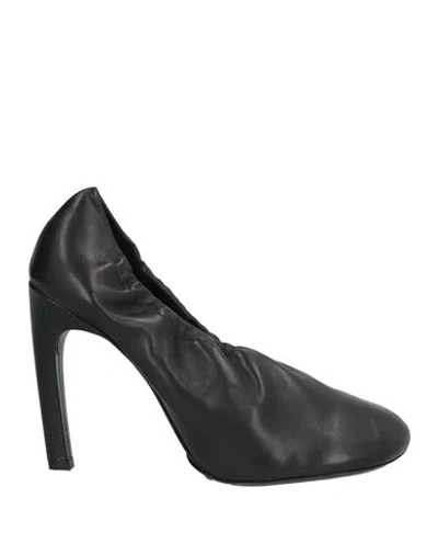 Dries Van Noten Woman Pumps Black Size 7.5 Leather