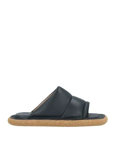 Dries Van Noten Woman Sandals Black Size 6.5 Leather