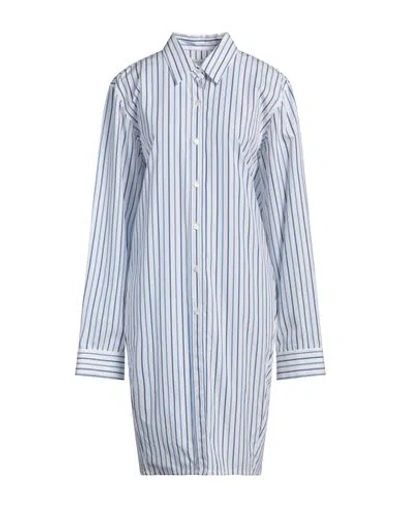 Dries Van Noten Woman Shirt Light Blue Size 8 Cotton