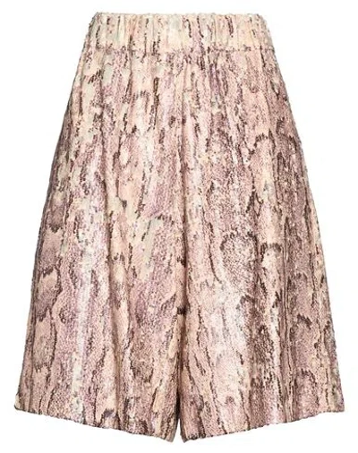 Dries Van Noten Woman Shorts & Bermuda Shorts Light Pink Size M Cotton