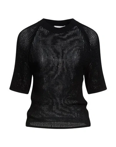 Dries Van Noten Woman Sweater Black Size Xl Viscose, Cotton, Polyester