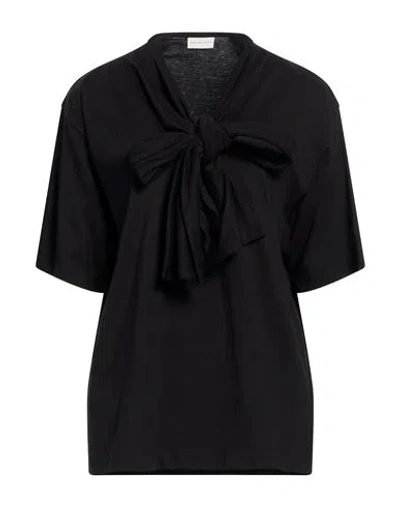 Dries Van Noten Woman T-shirt Black Size L Cotton