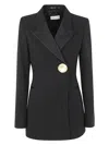 Dries Van Noten 00355 Bowy Jewel Tux 6060 W W Jacket In Black