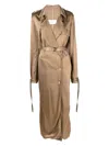 Dries Van Noten 00430 Renwicks Gd 7286 Coat In Brown