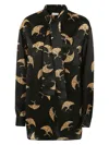 Dries Van Noten Long-sleeved Shirt In Black