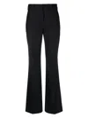 Dries Van Noten Pinstripped Wool Trousers In Grey