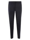 Dries Van Noten Black Trousers With Slits And Buttons In Black