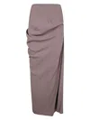 Dries Van Noten Women's 02080 Saren 9067 W.w.skirt In Pink & Purple