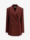 Dries Van Noten Bafya Double-breasted Patterned Blazer In Animal Print