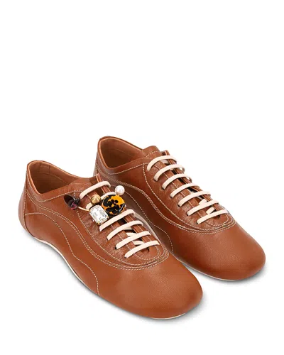 Dries Van Noten Women's Ballerina Sneakers In Brown