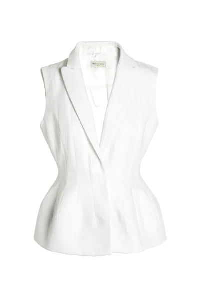 Dries Van Noten Women 'bilas' Vest In White