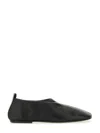 Dries Van Noten Soft Black Leather Loafers With Squared Toe In Black