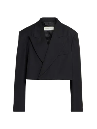 Dries Van Noten Women's Bosea Wool Gabardine Jacket In Black