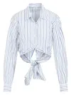 Dries Van Noten Light Blue Cotton Calbero Shirt In Blue