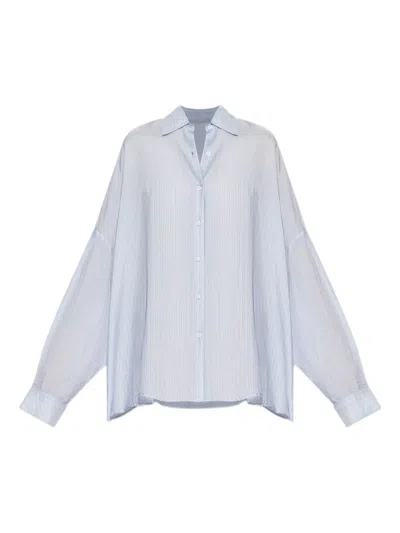 Dries Van Noten Women Casia Printed Shirt In Blue
