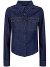 Dries Van Noten "cellie" Denim Shirt Clothing In Blue