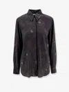 Shop Dries Van Noten Women Chowy Silk Shirt