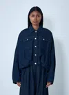 Dries Van Noten Women Cotton Jacket In Blue