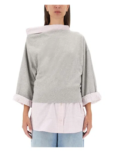 DRIES VAN NOTEN WOMEN'S COTTON SHIRT SWEATSHIRT