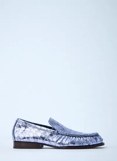 Dries Van Noten Women Croc-embossed Loafers