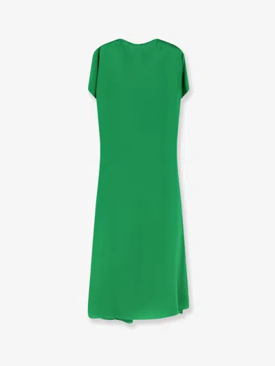 Dries Van Noten Women Diria Silk Dress In Green