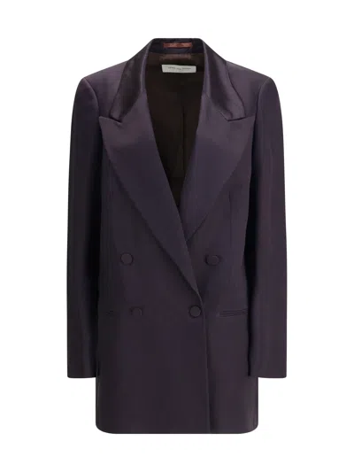 Dries Van Noten Women Double-breasted Blink Blazer In Purple