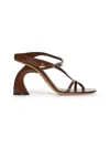 Dries Van Noten Women  95 Leather Sandals In Multi