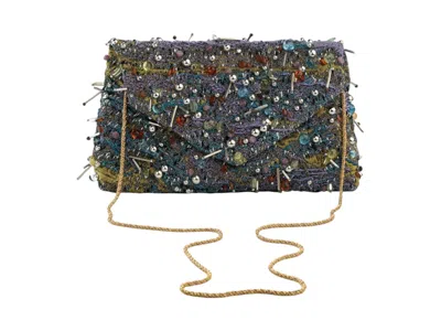 Pre-owned Dries Van Noten Women's  Embellished Envelope Bag In Yellow