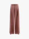 Dries Van Noten Women  Marrone Trousers In Multicolor