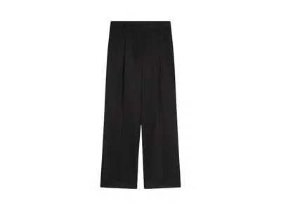 Pre-owned Dries Van Noten Women's  Pleated Pants In Black