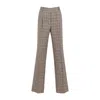 Dries Van Noten Portia Checked Pants In Multicolor