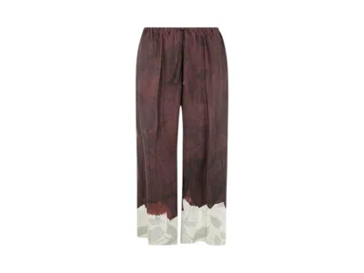 Pre-owned Dries Van Noten Women's  Puvis Bis Pants In Brown