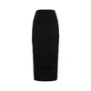 Dries Van Noten Midi Skirt In Black