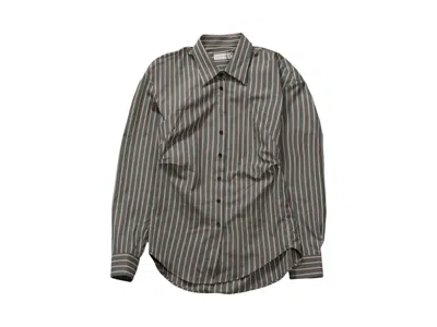 Pre-owned Dries Van Noten Women's  Tailored Belted Shirt In Pistachio