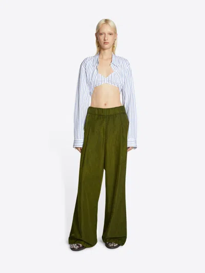 Dries Van Noten Women Elasticated Pants In Green