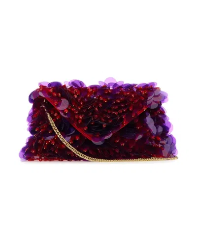 Dries Van Noten Women Embellished Fabric Clutch In Multi