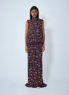 Dries Van Noten Women Embroidered Dress In Brown