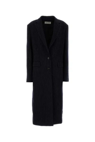 Dries Van Noten Women Embroidered Wool Raftan Coat In Multi