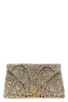 Dries Van Noten Beige Envelope Clutch Bag