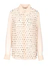 Dries Van Noten Women Chowy Embroidered Shirt In Neutral