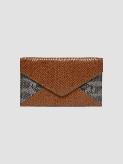 Dries Van Noten Women's Flat Envelope Pouch In Rust