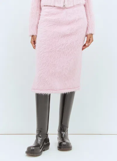 DRIES VAN NOTEN DRIES VAN NOTEN WOMEN FLUFFY MIDI SKIRT