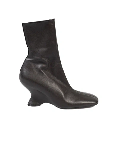 Dries Van Noten Women's Half Boots In Dark Brown