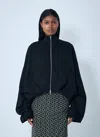 Dries Van Noten Women Haqua Cotton Bomber Jacket In Black