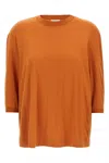 Dries Van Noten Relaxed Fit Round Neck Short Sleeves In Orange