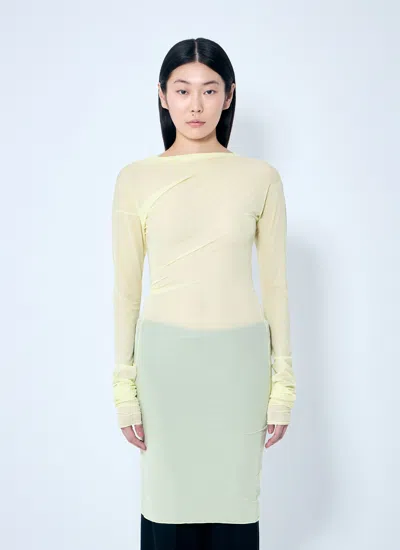 Dries Van Noten Women Hoan Top In Yellow